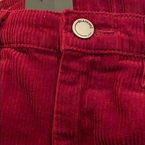 NWT BLANKNYC Cherry Pop Red corduroy mini skirt 27 - Picture 8 of 11